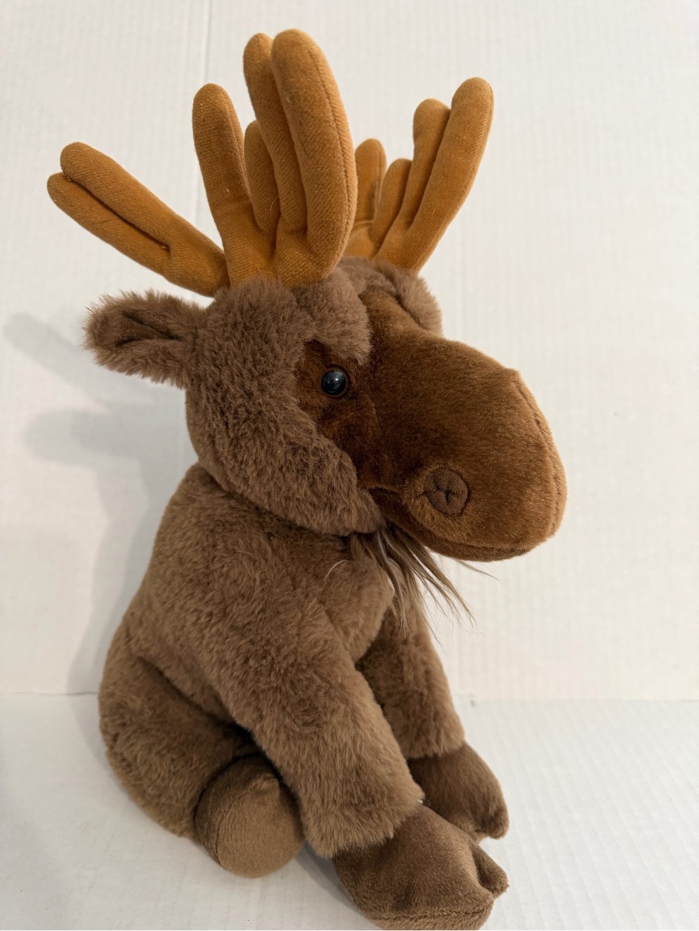 The Petting Zoo Wild Onez Collection Brown Moose Plush